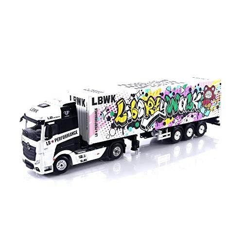 並行輸入品】MINI GT 1/64 メルセデス ベンツ アクトロス 40ftコンテナ