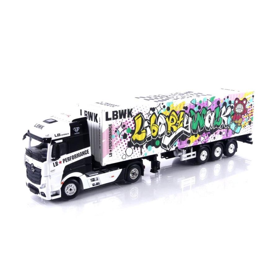 並行輸入品】MINI GT 1/64 メルセデス ベンツ アクトロス 40ftコンテナ