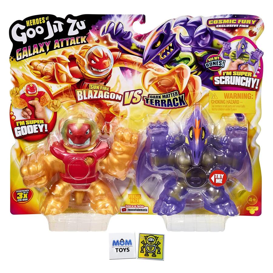 【並行輸入品】Heroes of Goo JIT Zu Galaxy Attack Sun Fire Blazagon vs Dark Mattの画像