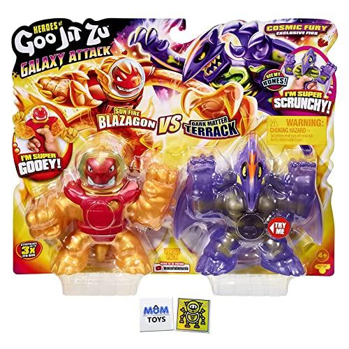 【並行輸入品】Heroes of Goo JIT Zu Galaxy Attack Sun Fire Blazagon vs Dark Mattの画像