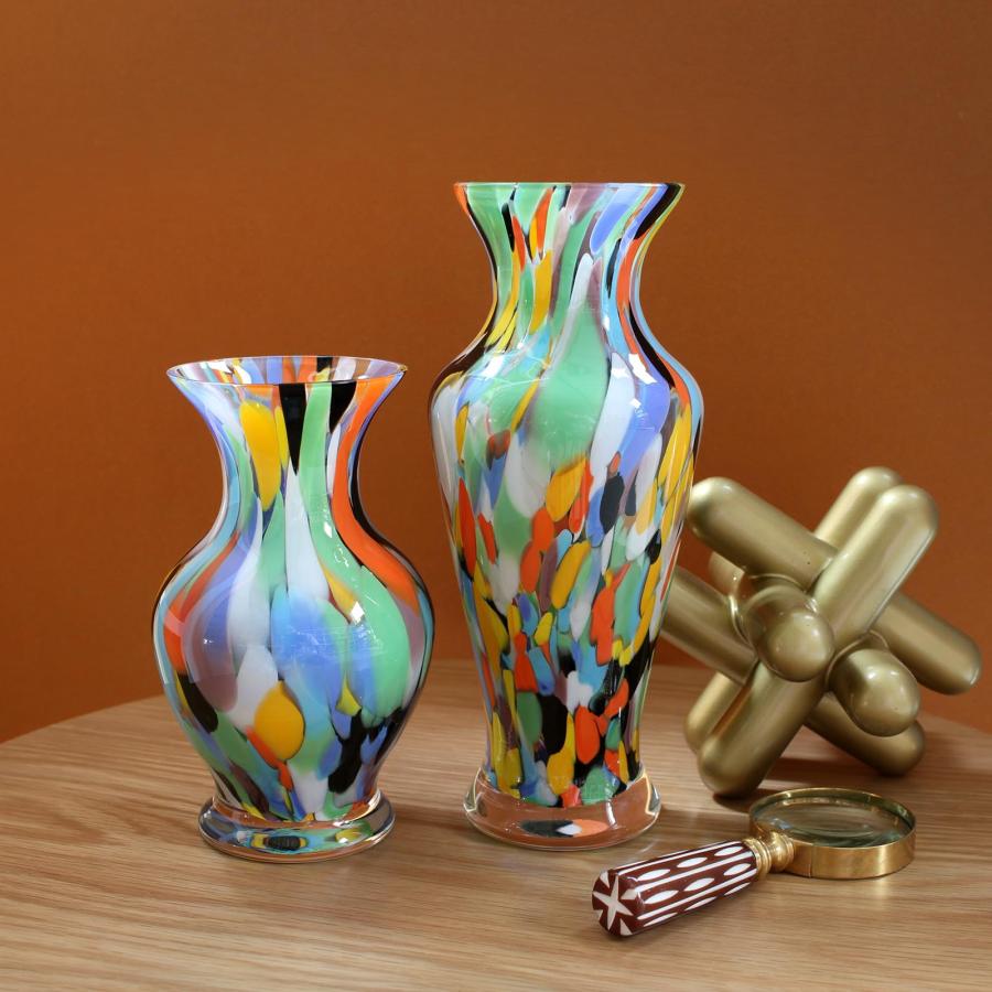 Murano 大型 ムラノ 金彩 ピンク ライン 水差し オブジェ Murano 大型 ムラノ 金彩 ピンク ライン 水差し オブジェ MURANO