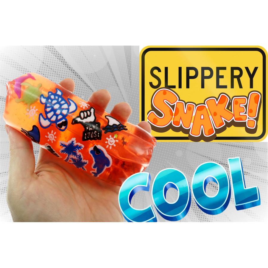 【並行輸入品】JA RU マジック グリッター ウォーター スネーク フィジェット トイ 5インチ (1パックの女の子用) 不安 ストレス