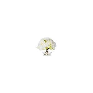 【並行輸入品】ENOVA FLORAL 造花 牡丹の花 花瓶付き フェイクフラワー アレンジメント 花瓶付き造花 ガラスの花瓶の牡丹 ホームオフ_2
