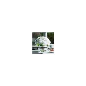 【並行輸入品】ENOVA FLORAL 造花 牡丹の花 花瓶付き フェイクフラワー アレンジメント 花瓶付き造花 ガラスの花瓶の牡丹 ホームオフ_5