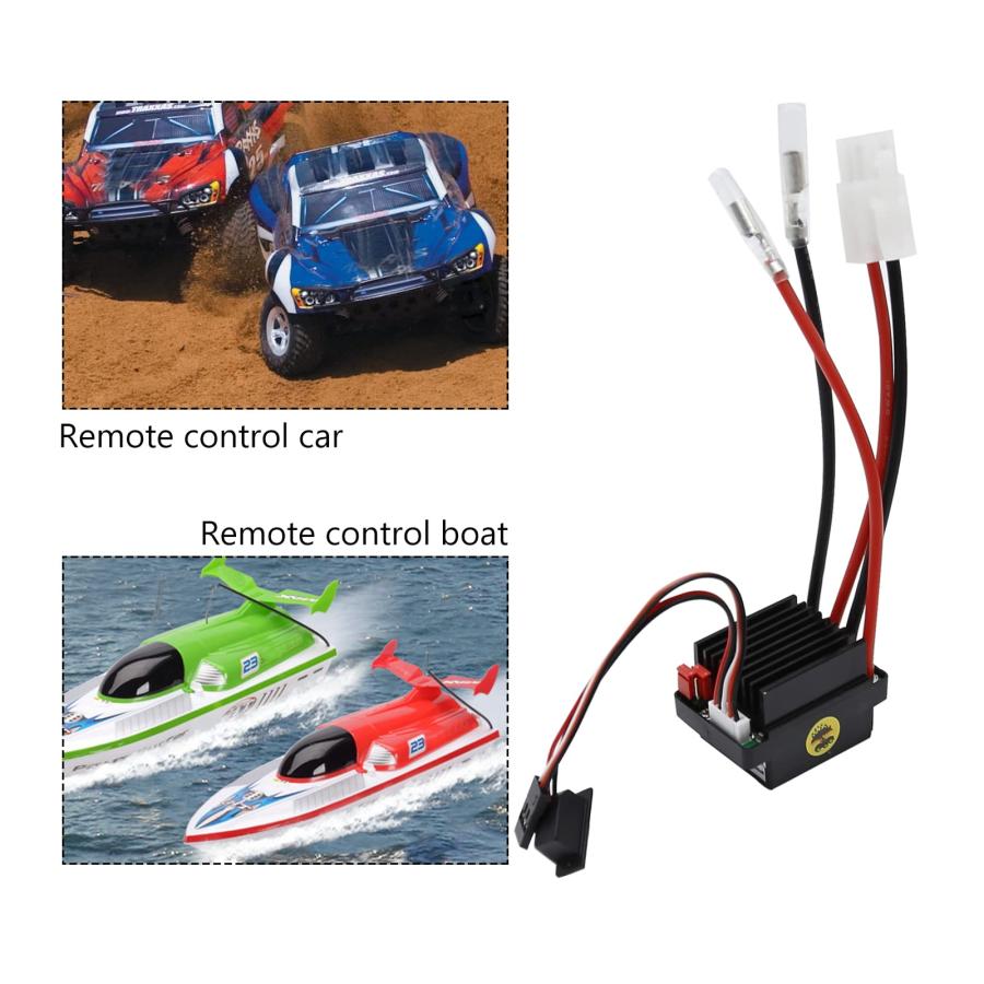 320A つや消し ESC スピードコントローラー 高電圧 防水 RCカーボートモーター用 NIKUJUGA 320A Brush 並行輸入品 |  | 03