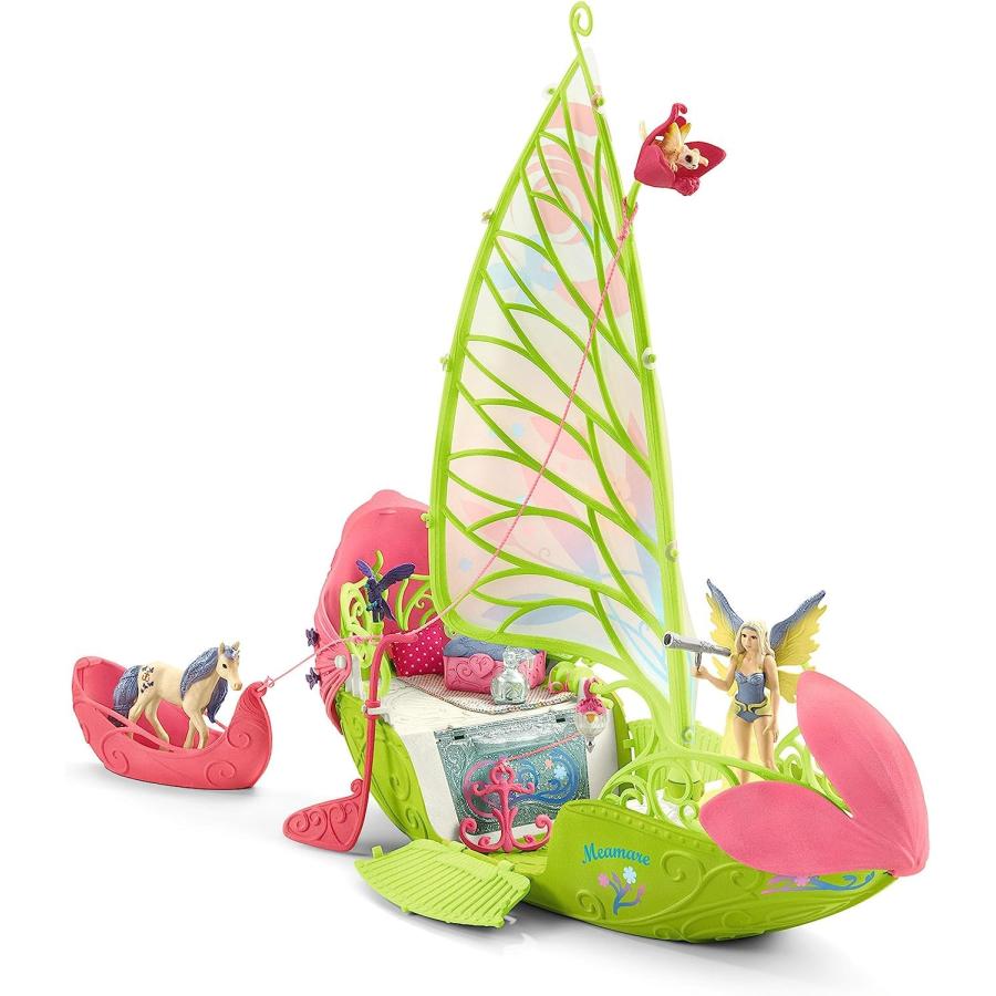 【並行輸入品】Schleich 42444 Bayala Sera'S Magical Flower Boatの画像