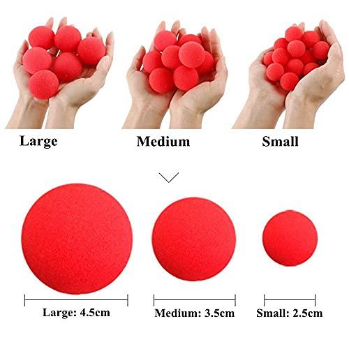 【並行輸入品】10PCS Red Sponge Balls Soft Magic Tool Sponge Balls,Lightweightの画像