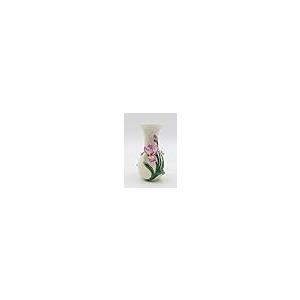 【並行輸入品】Fine Ceramic Iris Flowers Design Vase, 7 1/2\" H"_2