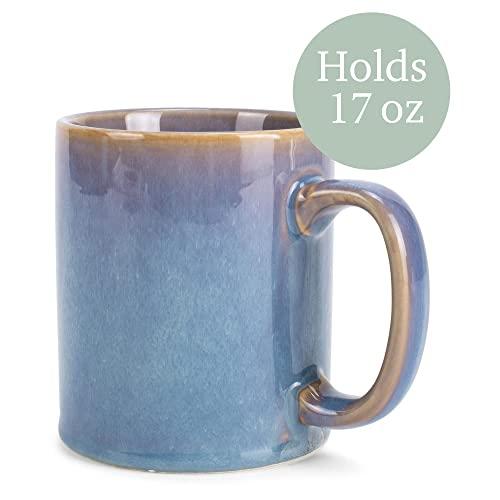 【並行輸入品】Elanze Designs Reactive 17 ounce Ceramic Straight Body Mugs Setの画像