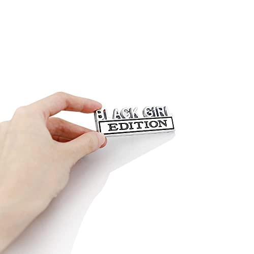 【並行輸入品】CARRUN 2 Pcs Black Girl Edition Emblem Car Side Rear Front Hood |  | 04