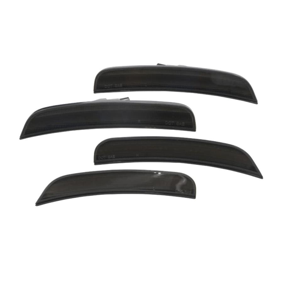 並行輸入品】TOTMOX フロントアンバー リアレッドバンパーサイド