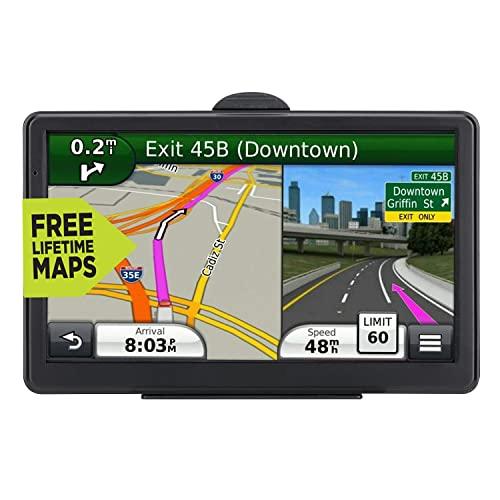 【並行輸入品】GPS Navigation for Car， 2024 Map 7 inch Touch Screen Car GPS， Vo_4