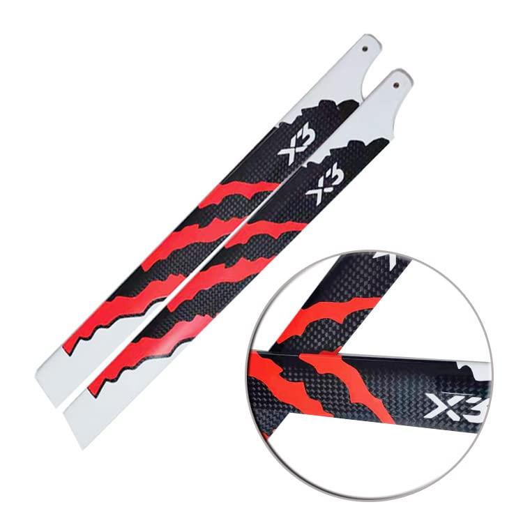 【並行輸入品】STARC 360mm Carbon Fiber Main Rotor Blades for Trex 450L X360 46