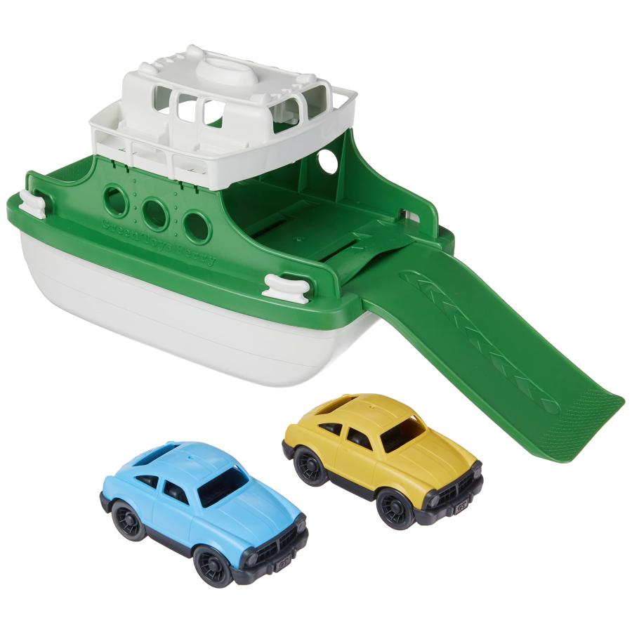 Boat Green/White w/Cars 【Lightshow】 並行輸入品