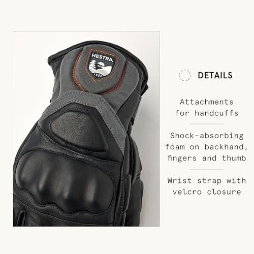 並行輸入品】Hestra Impact Racing SRグローブ ブラック/フレイム