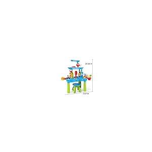【並行輸入品】TEMI Kids Sand Water Table for Toddlers, 3 Tier Sand and Water Pの画像