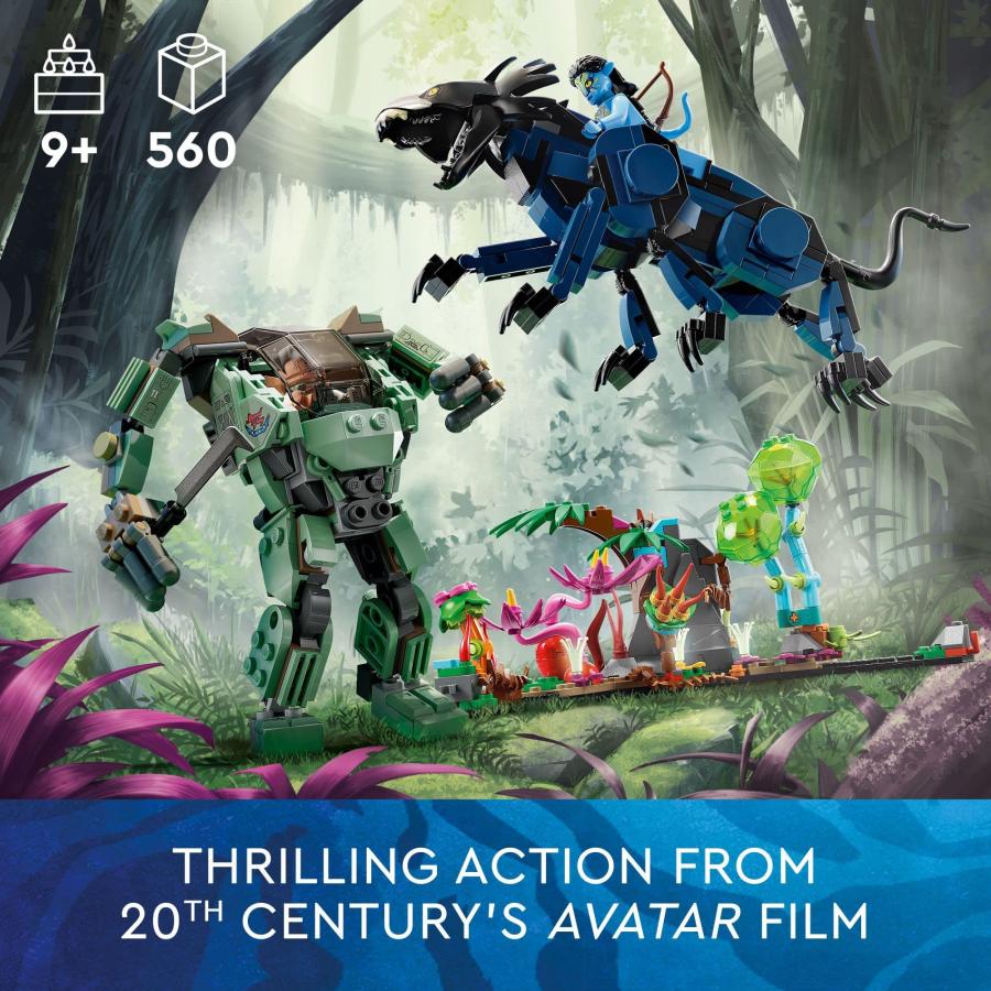 【並行輸入品】LEGO Avatar Neytiri \u0026 Thanator vs. AMP Suit Quaritch 75571 Buildの画像