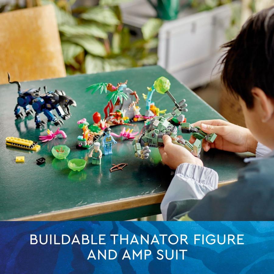 【並行輸入品】LEGO Avatar Neytiri \u0026 Thanator vs. AMP Suit Quaritch 75571 Buildの画像