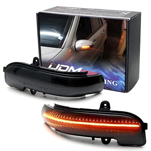 【並行輸入品】iJDMTOY スモークレンズ ダイナミックシーケンシャル 点滅/フロー フルLEDサイドミラー ウィンカーライトアセンブリキット_1