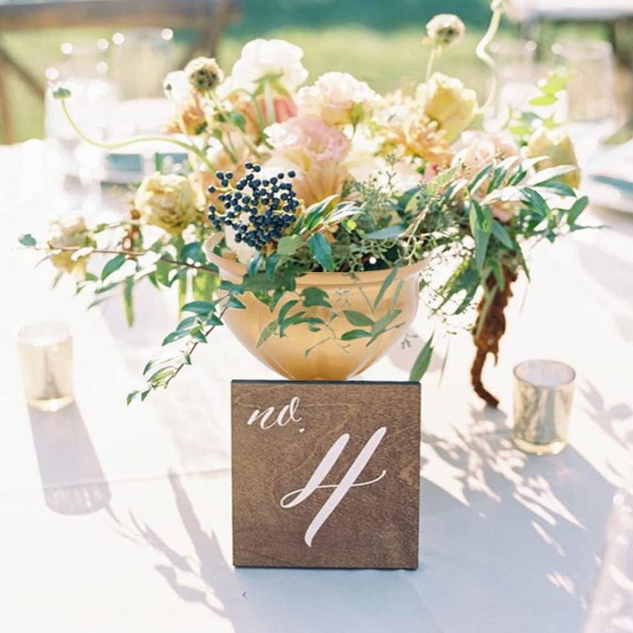 【並行輸入品】Gold Flower Vases 10 Pcs， Wedding Table Centrepieces Decoration，_3
