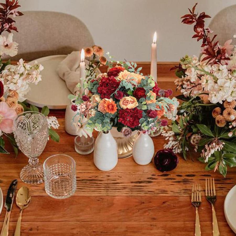 【並行輸入品】Gold Flower Vases 10 Pcs， Wedding Table Centrepieces Decoration，_6