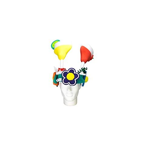 【並行輸入品】Foam Party Hats Garlands and Margaritas Hat Multicolor_1