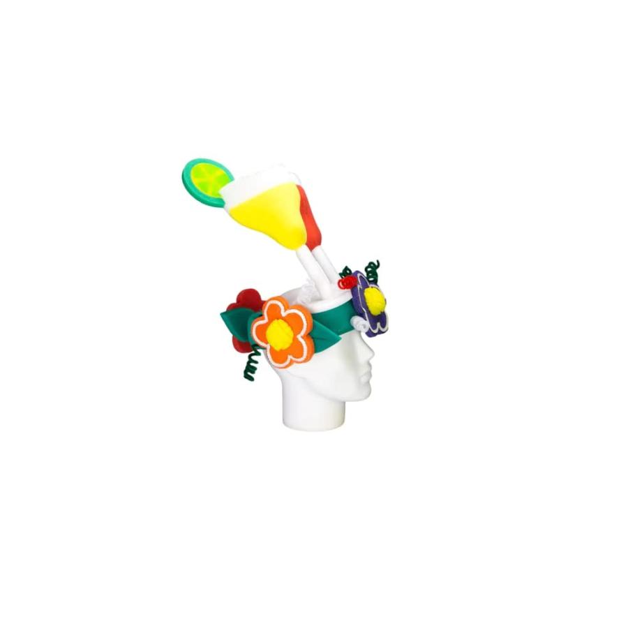 【並行輸入品】Foam Party Hats Garlands and Margaritas Hat Multicolor_3