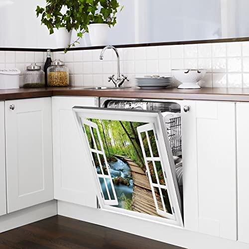 Wilderness Nature Window View Home Cabinet Decor Panel Decal For 並行輸入品｜allinone-d｜05