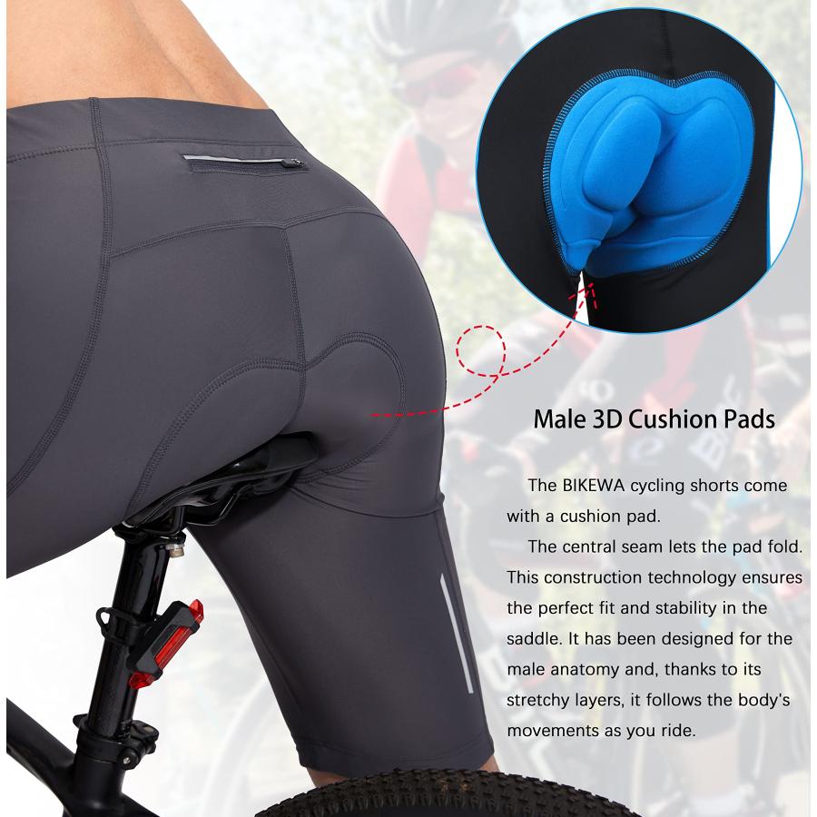 Cycling Shorts for Men 3D Padded Bicycle Bike Underwear Road Bik 並行輸入品｜allinone-d｜10