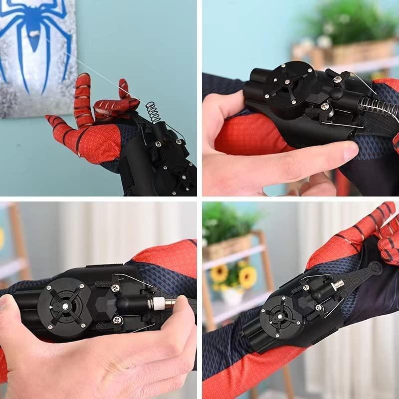 【並行輸入品】YONTYEQ Web Shooter Wrist Toy Rope Launcher ，USB Recharger，Autom_8