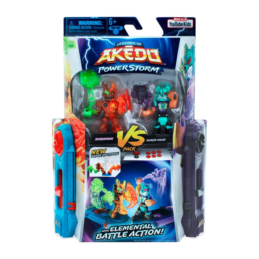AKEDO s4 power storm 2体セット 並行輸入品】Legends of Akedo Power Storm Versus Pack 2 Mini