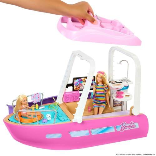 【並行輸入品】Barbie Dream Boat (111 cm), Barbie Set mit Barbie Boot, Rutsche uの画像
