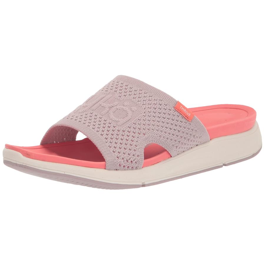 【並行輸入品】Ryka レディース Thrive リカバリースライドサンダル, バイオレットアイス, 9.5 Ryka Women's Thri