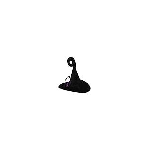 【並行輸入品】LIFKOME Halloween Witch Hat with Flower Feather Witch Cap Hallow_2