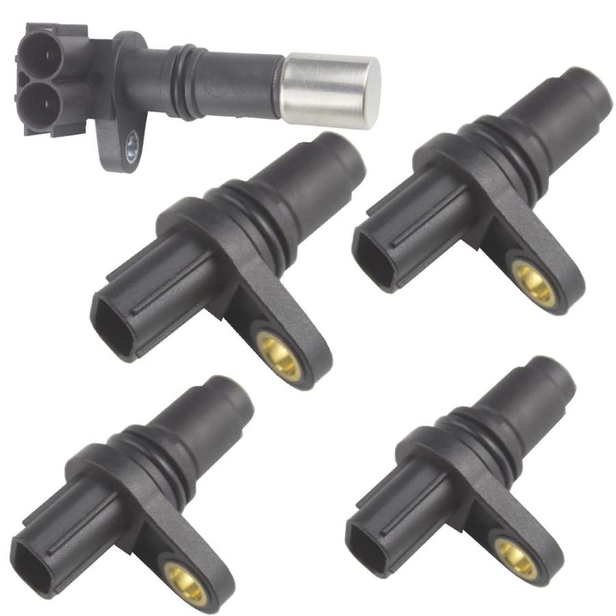 並行輸入品】higherbro 5pcs Crankshaft + Camshaft Position Sensor