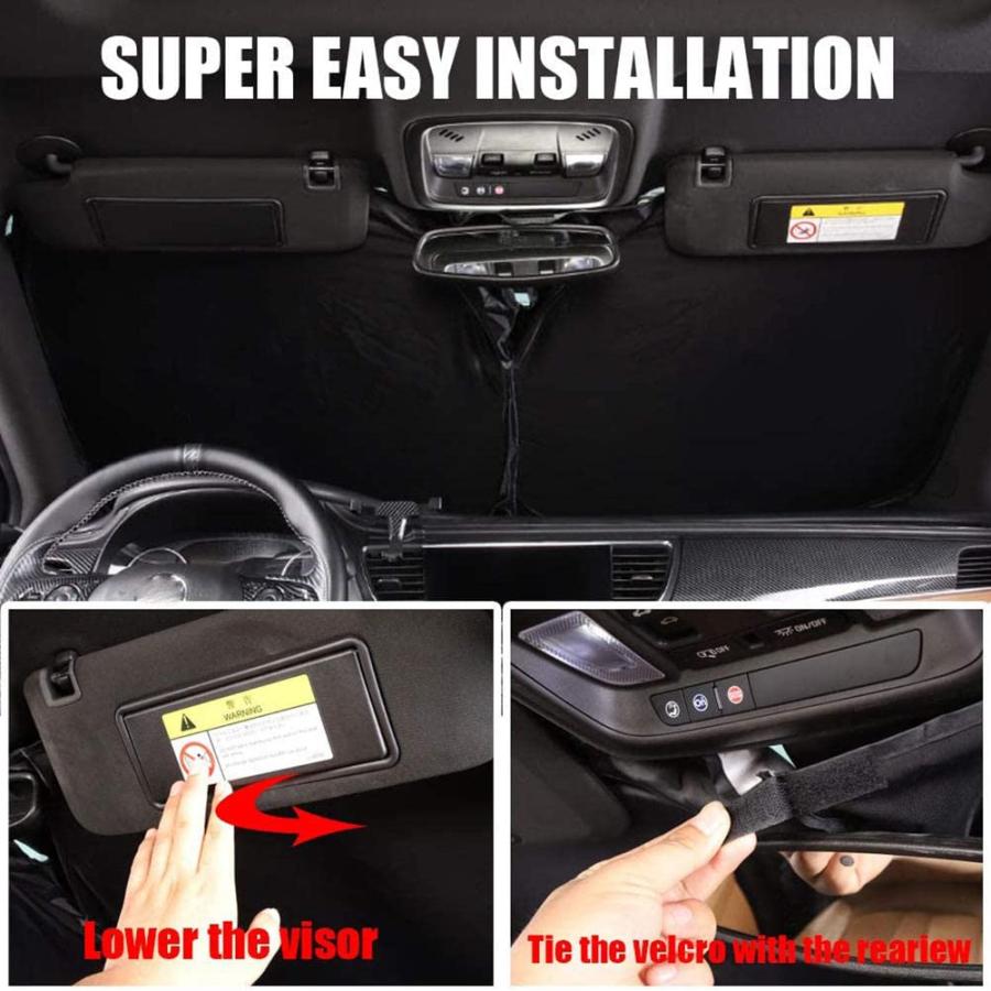 【並行輸入品】メルセデスベンツ Sクラス W221 W222、フロントフロントガラスサンシェード、車のフロントガラスサンシェード、車内の日焼け防 |  | 06