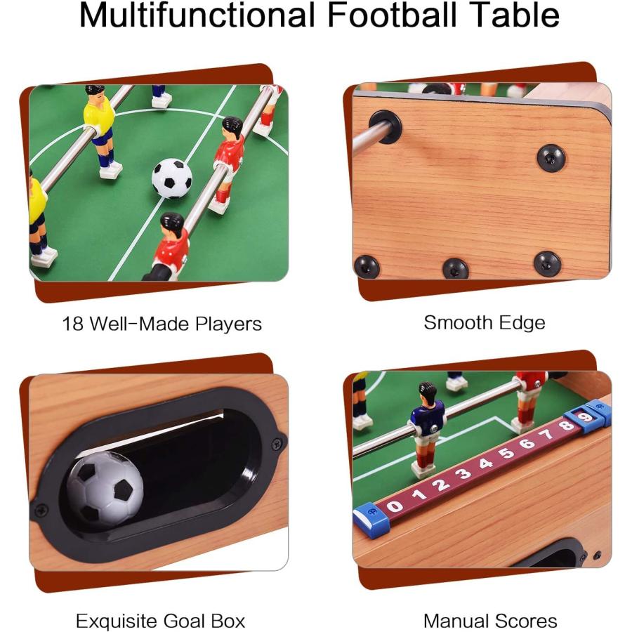 並行輸入品】BUSHLY 27インチ テーブルサッカーテーブル ポータブル