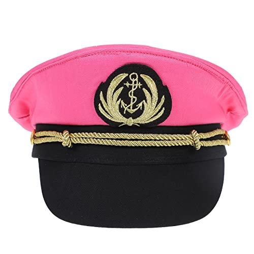 【並行輸入品】Abaodam Captains Hat 1Pc Sailor Hat Embroidered Hat Cotton Sailo_1