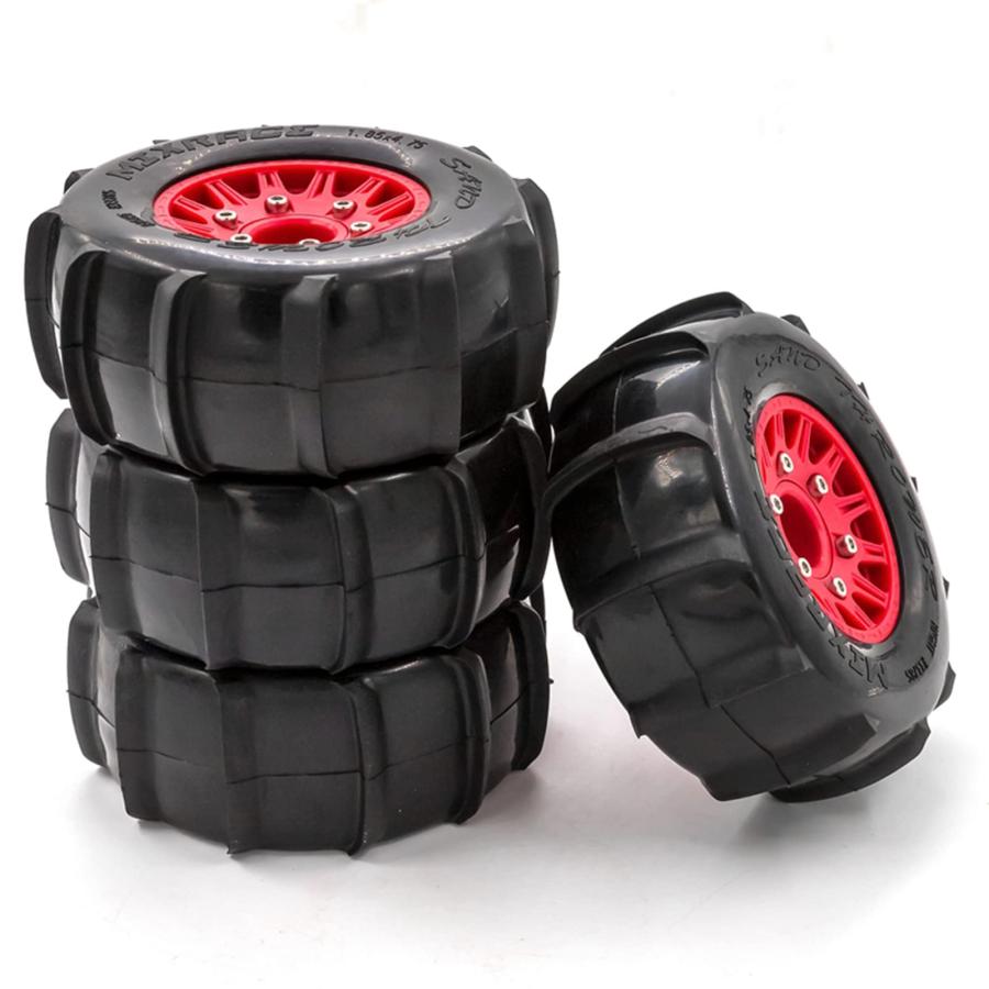 並行輸入品】GoolRC RC パドルタイヤ 4個 オフロード 雪砂