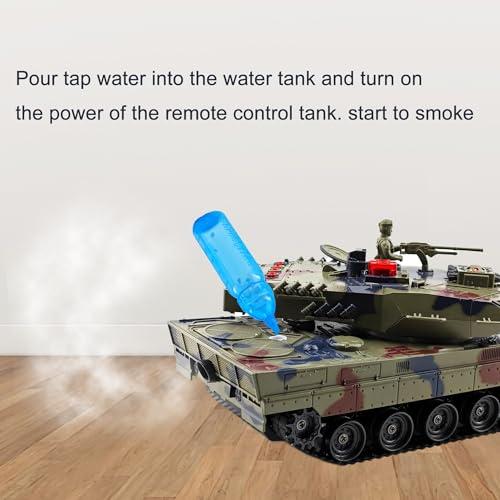 【並行輸入品】Remote Control Tank for Boys,1:24 RC Army Tank,Alloy Material wiの画像