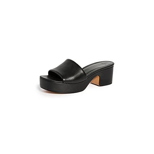 【並行輸入品】Vince レディース マーゴ スライド プラットフォーム サンダル, ブラックレザー, 7 Vince Women's Margの画像