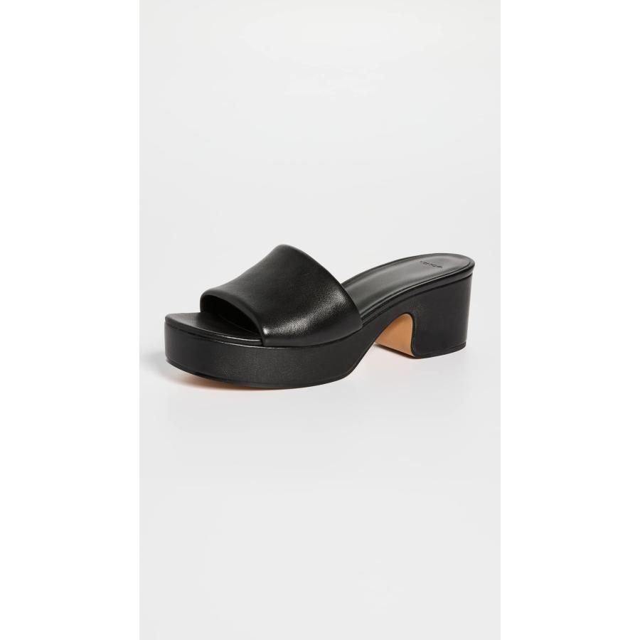 【並行輸入品】Vince レディース マーゴ スライド プラットフォーム サンダル, ブラックレザー, 7 Vince Women's Margの画像