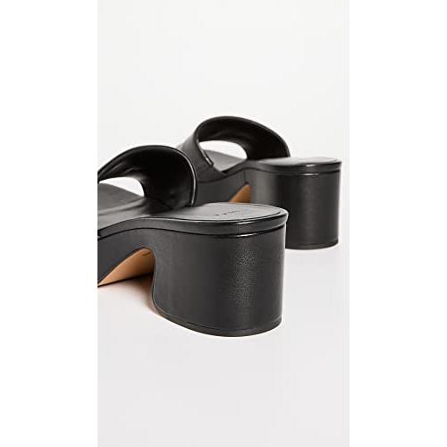 【並行輸入品】Vince レディース マーゴ スライド プラットフォーム サンダル, ブラックレザー, 7 Vince Women's Margの画像