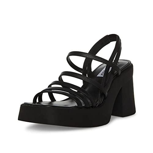 【並行輸入品】Steve Maddenレディースカラニヒールサンダル, ブラック, 7.5 Steve Madden Women's Kalan |  | 01