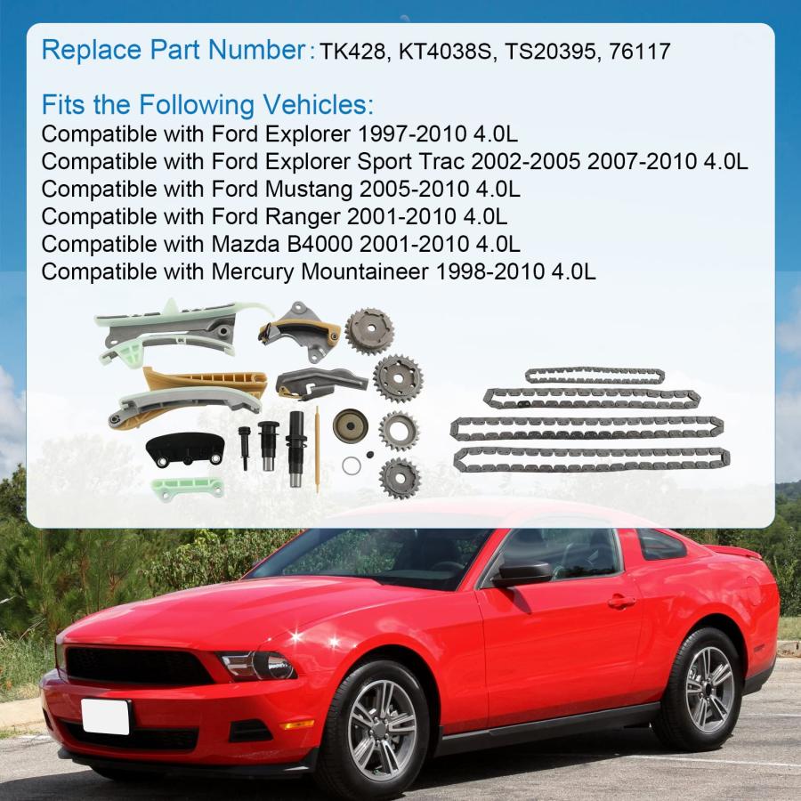【並行輸入品】RADHLBNIU タイミングチェーンキット 1997 2010 Ford Explorer 2005 2010 Mustang_9