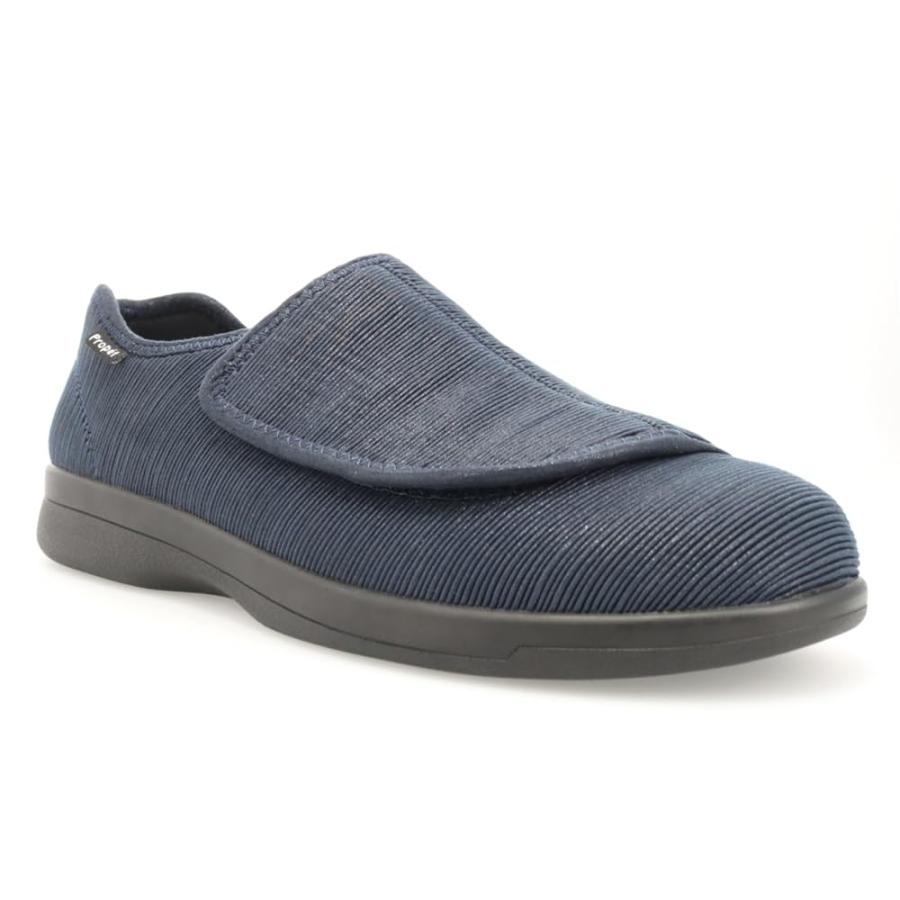 【並行輸入品】プロペット メンズ クッシュ N フットスリッパ, ネイビー, 9 XX Wide Propet Mens Cush 'N Fooの画像
