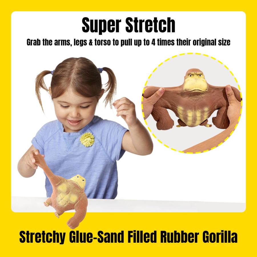 並行輸入品】Gorilla Toy スクイーズ 感覚ゴリラおもちゃ 大人 子供
