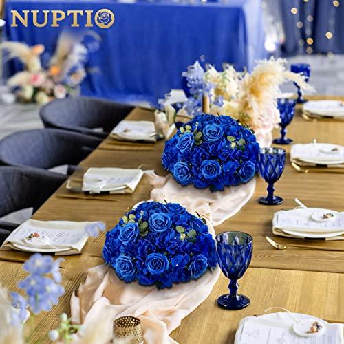 【並行輸入品】NUPTIO フラワーボールアレンジメントブーケ 直径14.2インチ 造花 アレンジメント ブーケ テーブル用センターピース ロイ_7