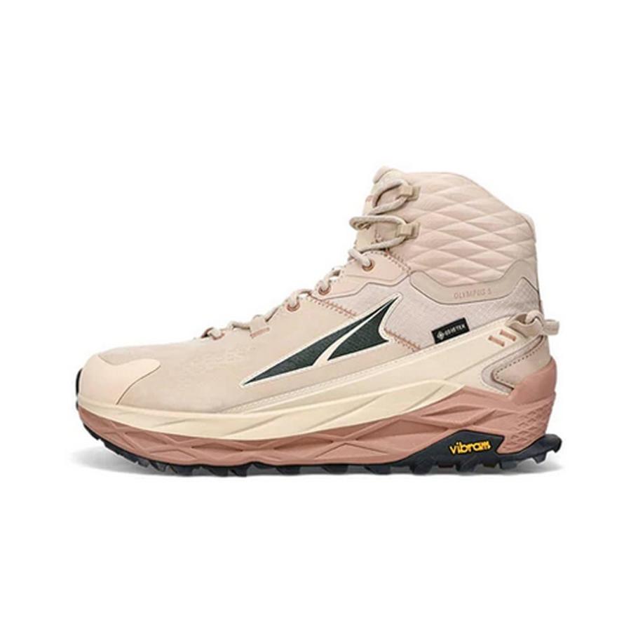 【並行輸入品】ALTRA メンズ AL0A7R6Q オリンパス 5 ハイキング ミッド GTX トレイルランニングシューズ、サンド 8 M US