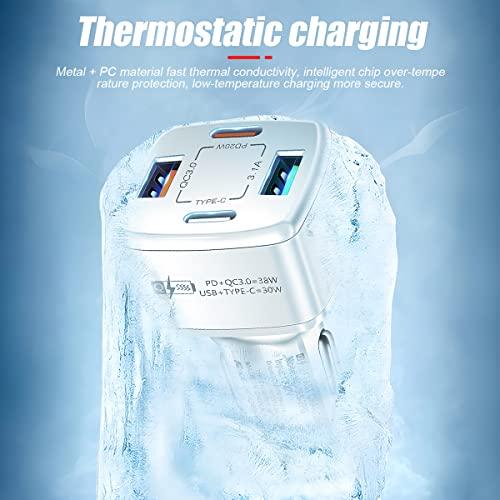 【並行輸入品】車用充電器アダプター 4ポート 2USB高速車載電話充電器 38W PD Type C QC3.0 マルチポートスマートクイックチ |  | 07